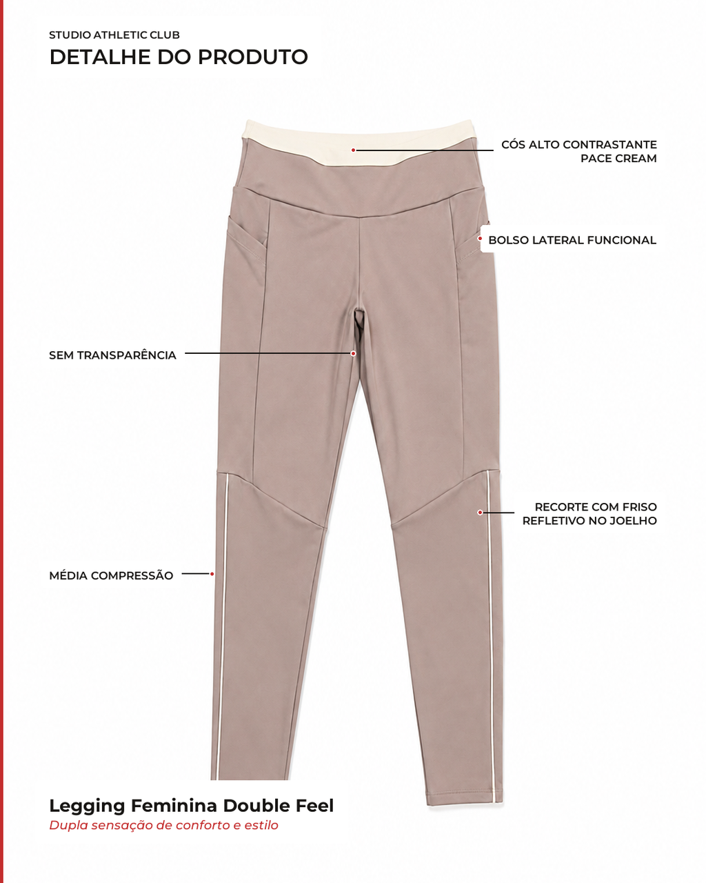 Legging Feminina Double Feel